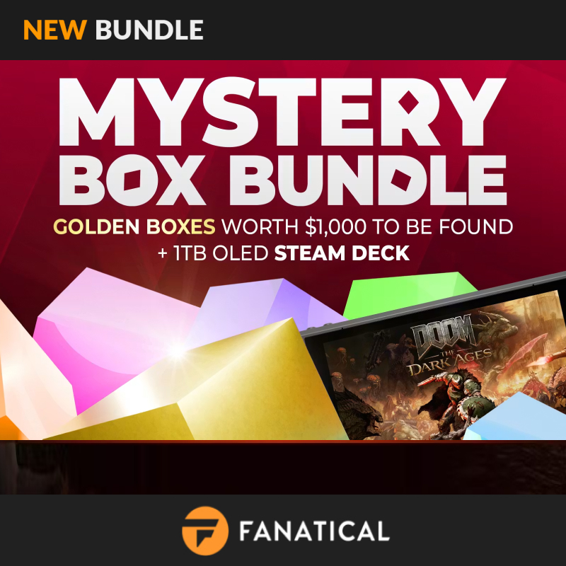 Wielki Mystery Box Bundle w Fanatical. Zestaw aż 25 losowych kluczy Steam już za 75 zł!