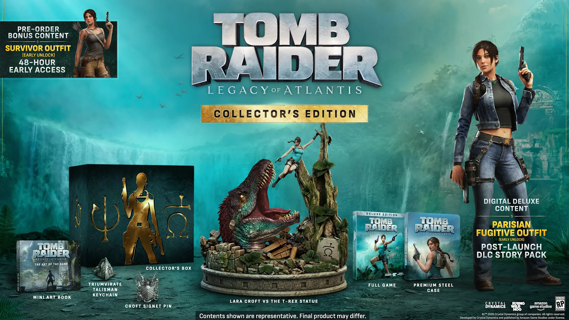 Kolekcjonerka Tomb Raider Legacy of Atlantis dostępna w Empiku. Za bogate wydanie z figurką  zapłacicie 890 zł