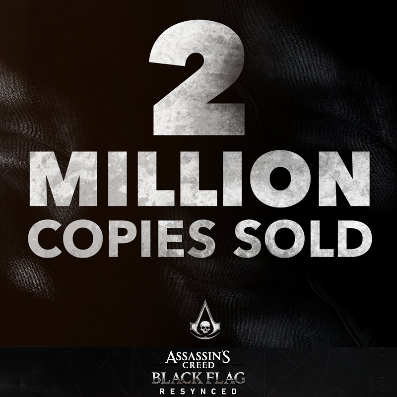 Aż 2 mln kopii w dniu premiery? Ubisoft chwali się sprzedażą Assassin’s Creed Black Flag Resynced!