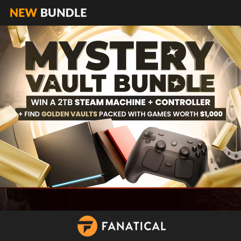 Gigantyczny Mystery Vault Bundle w Fanatical. Zestaw aż 25 losowych kluczy Steam za 78 zł!
