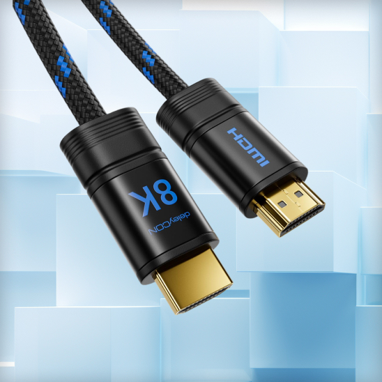 Kabel HDMI 2.1 deleyCON 2m 8K HDMI 4K@120Hz za 13,91 zł w Amazon PL