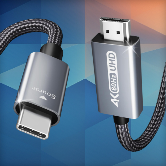 Kabel USB-C na HDMI BENFEI z obsługą 4K 60 Hz w nylonowym oplocie za 25,14 zł w Amazon PL