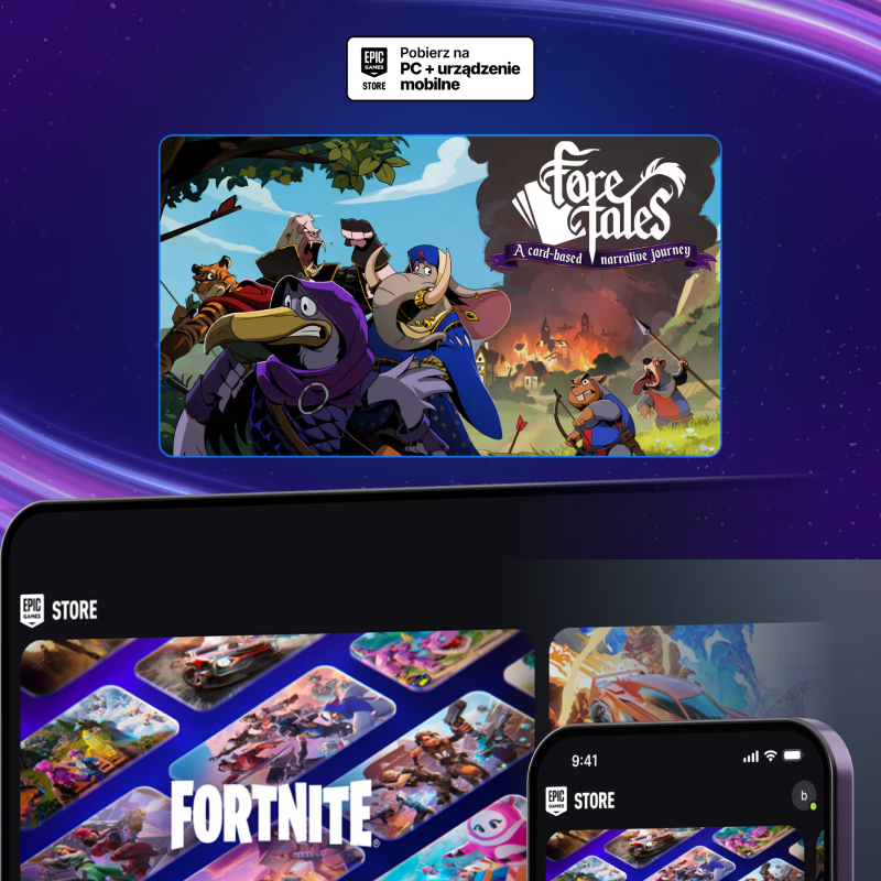 Przyjemna gra karciana na Twój telefon. Odbierz mobilne Foretales za darmo w Epic Games!