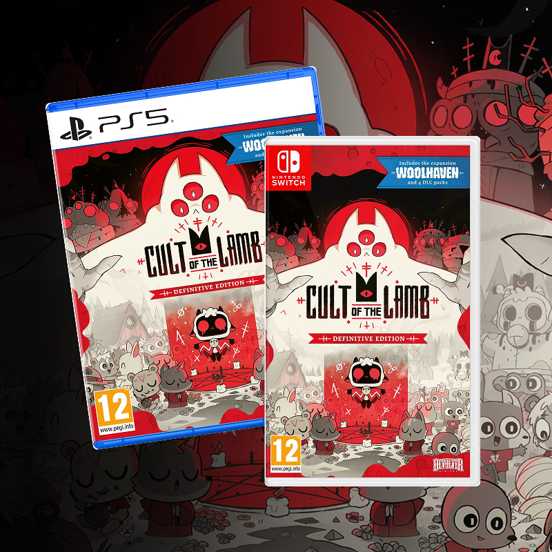 Pudełkowe Cult of the Lamb: Definitive Edition na PS5 i Switcha za 208,99 zł w Perfect Blue!