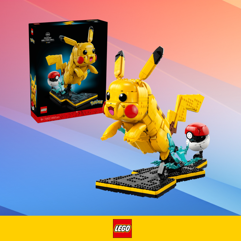 Rekordowo tanie LEGO Pokémon w Amazon FR. Zestaw Pikachu za 599 zł (zamiast 869,99 zł)!