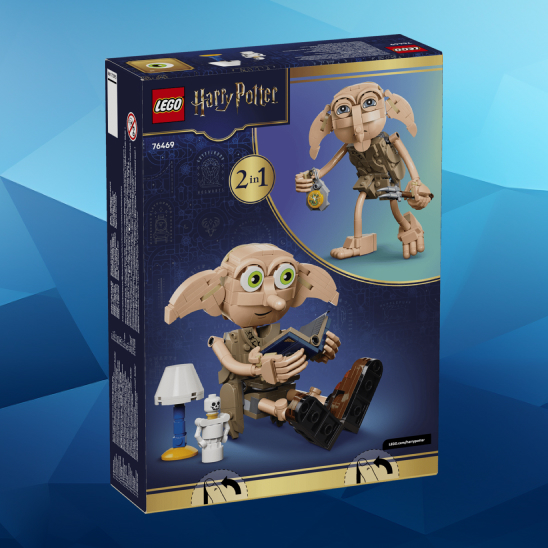 LEGO Harry Potter Wolny skrzat Zgredek za 94,98 zł (cena katalogowa 144,99 zł) w Amazon PL