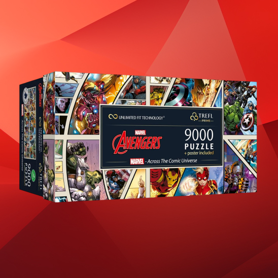 Puzzle Trefl Prime Marvel Across the Cosmic Universe (9000 elementów) za 150,16 zł w Amazon PL